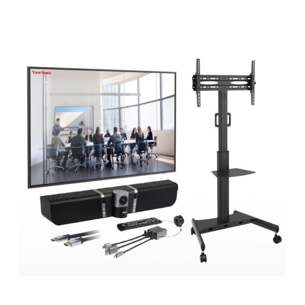 Verrijdbare videoconferentie set