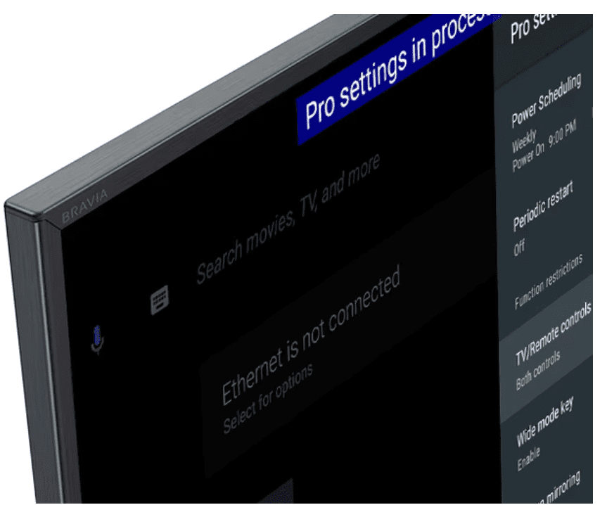 Pro Settings Sony Bravia
