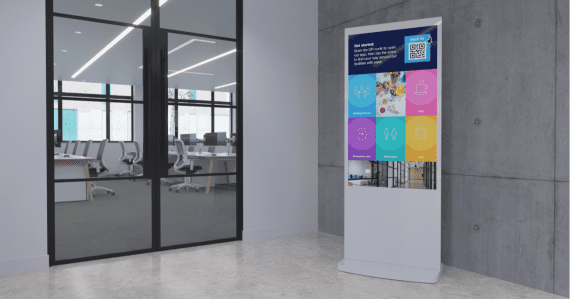 clevertouch informatiescherm kantoor