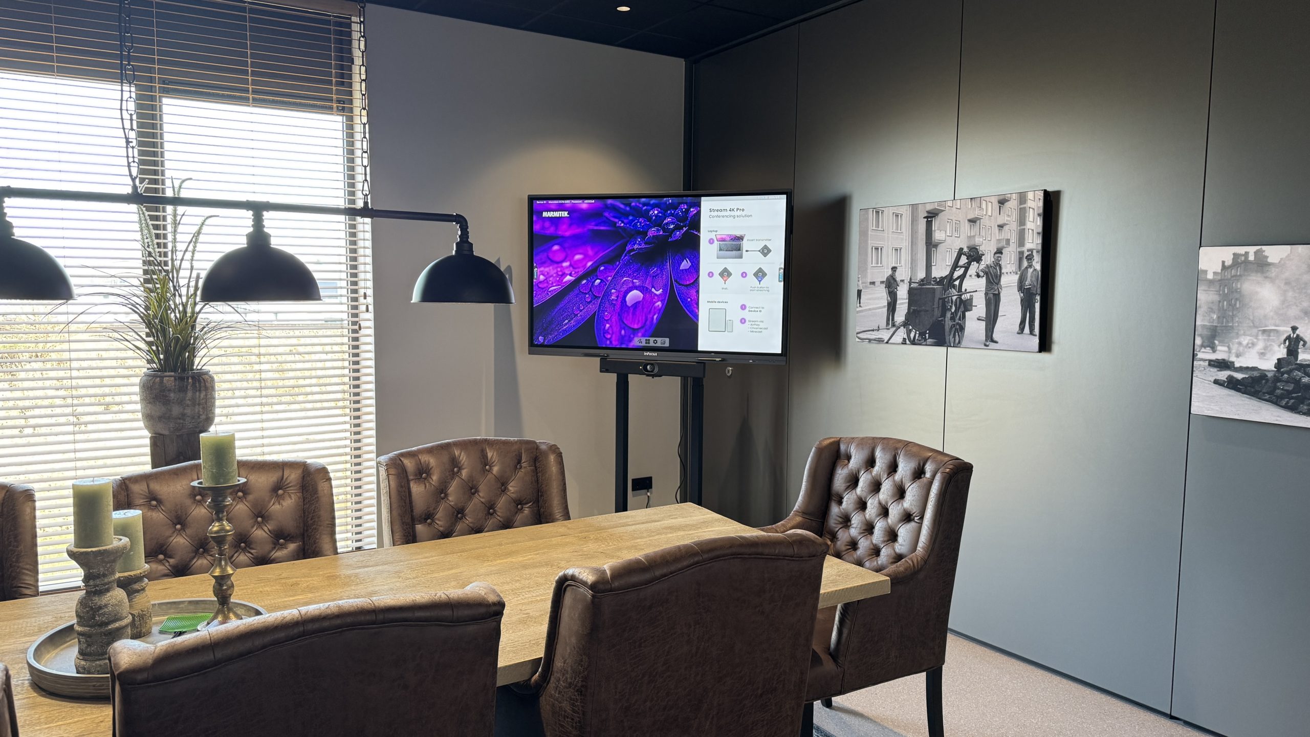 Draadloze presentatie oplossing met videoconference