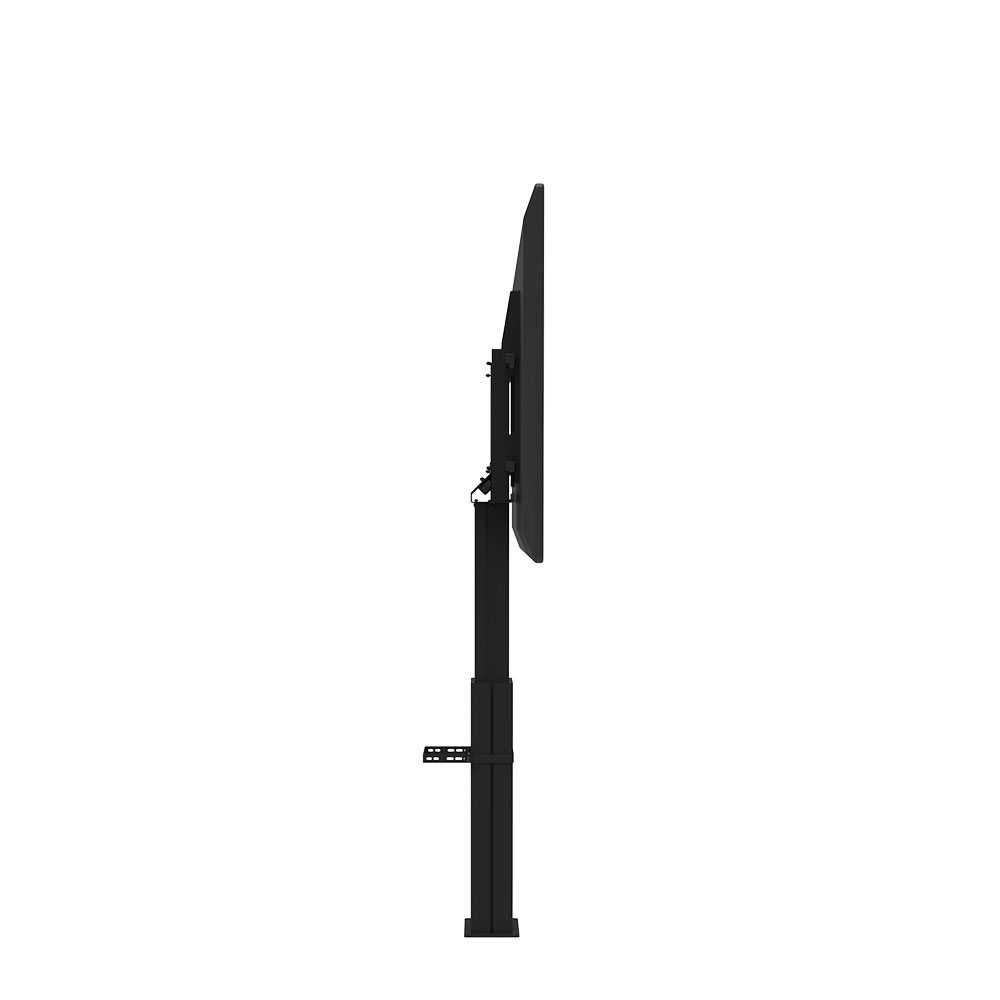 ErgoXS Slimline Master MAW4130B vloer-/wandlift, zijaanzicht in hoge stand