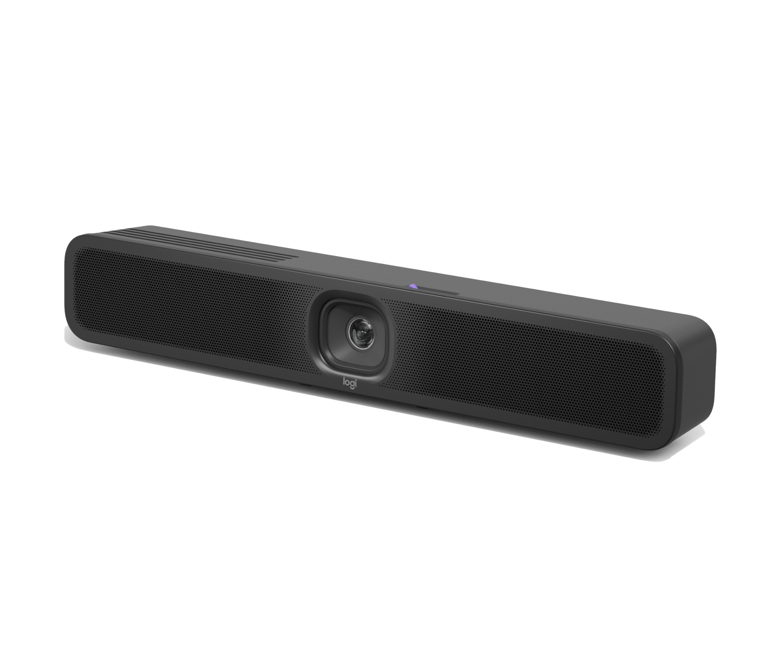 Logitech MeetUp 2 videobar schuin vooraanzicht