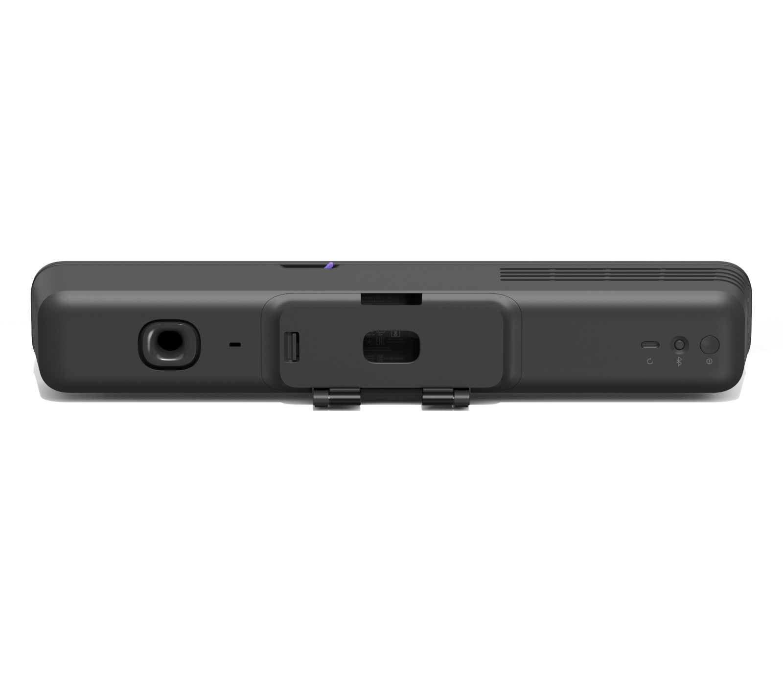 Achterzijde Logitech MeetUp 2 met bediening en bevestiging